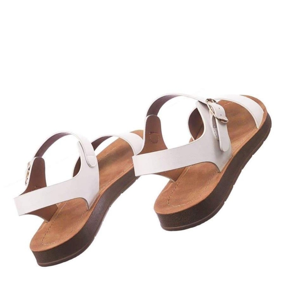 White strappy sandal *FIRM* - Picture 7 of 8